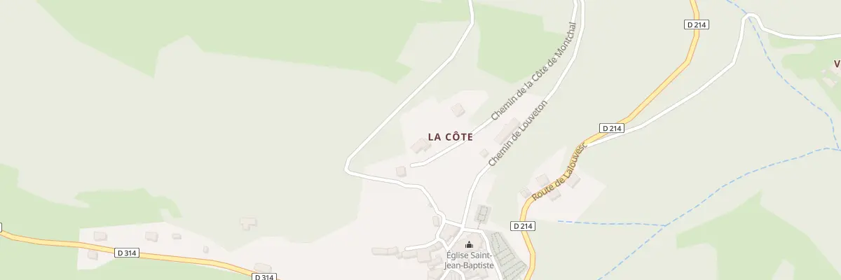 Plan du 240 Che de Montchal à Rochepaule