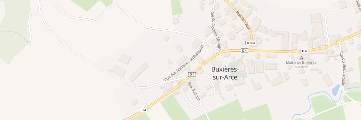 Plan du 4 Rue des Anciens Combattants à Buxières-sur-Arce