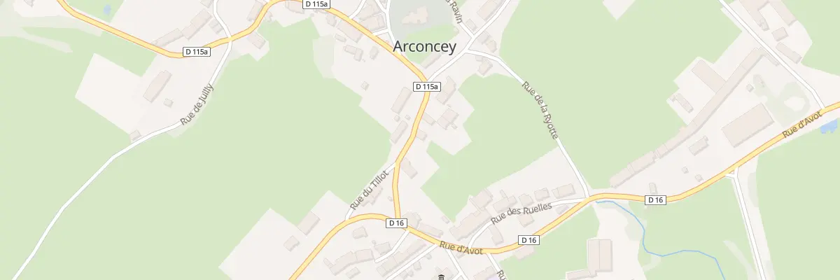 Plan du 8 Rue du Presbytere à Arconcey