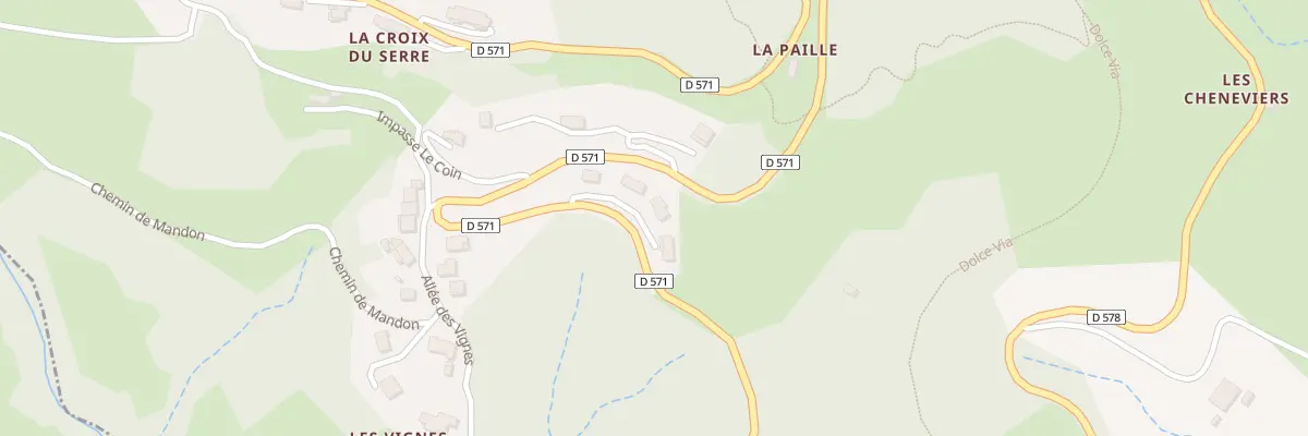 Plan du 75 Rue des Chambas à Saint-Cierge-sous-le-Cheylard