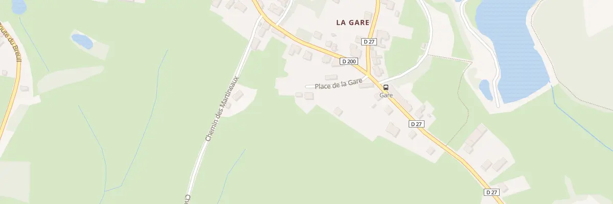 Plan du 73 Pl de la Gare à La Guiche