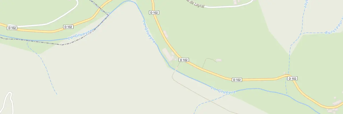 Plan du 5262 Leyral à Saint-Pierreville