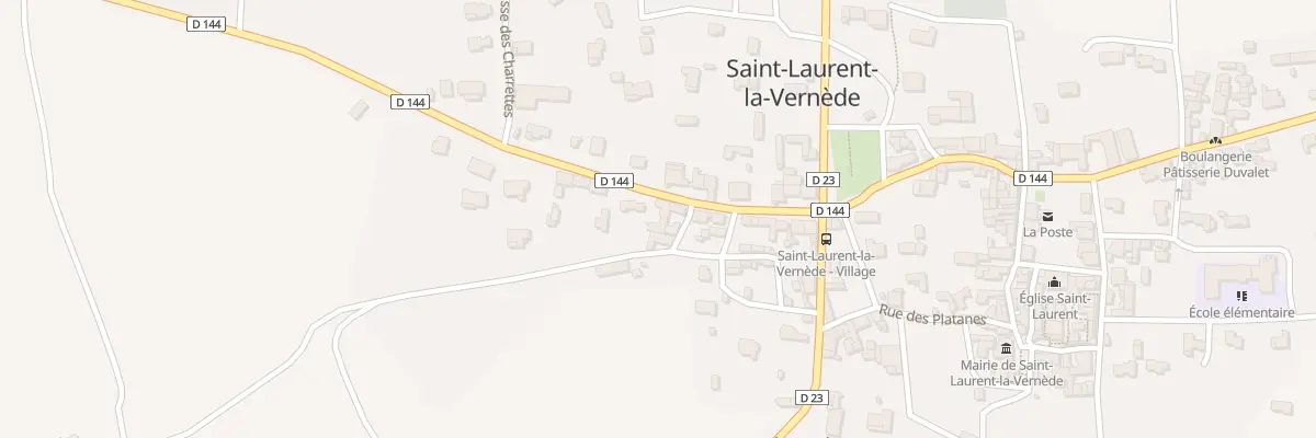 Plan du 17 Rte de Fontarèches à Saint-Laurent-la-Vernède