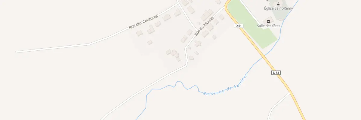 Plan du 16 Rue du Moulin à Coucy