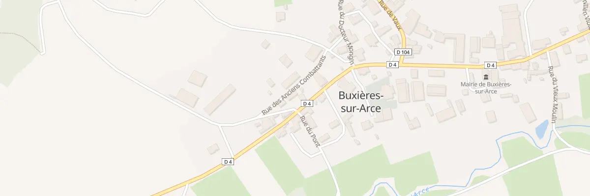 Plan du 7 Rue de la 2eme Db à Buxières-sur-Arce