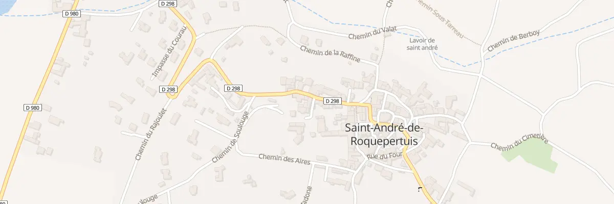 Plan du 5196 Rue du Ranc à Saint-André-de-Roquepertuis