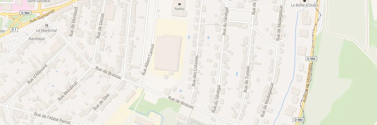 Plan du 20 Rue des Colonies au Creusot