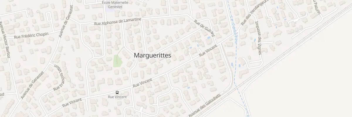 Plan du 45T Rue Vincent à Marguerittes