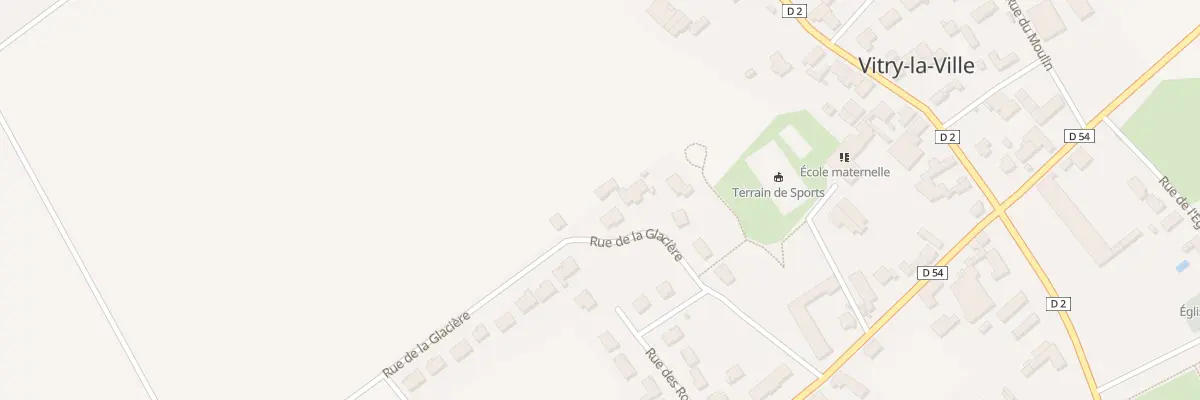 Plan du 14 Rue de la Glaciere à Vitry-la-Ville