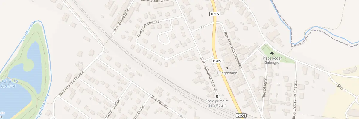 Plan du 5 Rue Jean Moulin à Venarey-les-Laumes
