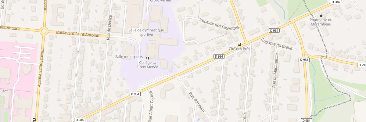 Plan du 223 Rue Maréchal Foch au Creusot