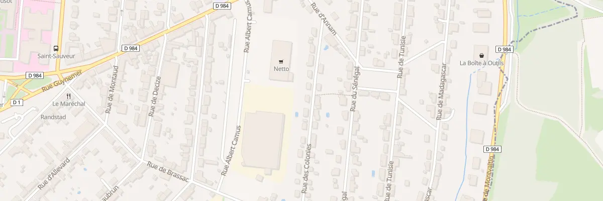 Plan du 12 Rue des Colonies au Creusot