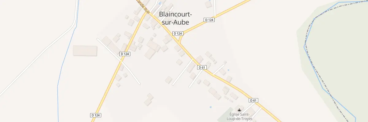 Plan du 12 Grande Rue à Blaincourt-sur-Aube