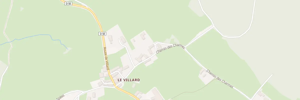 Plan du 5193 Le Villard à Saint-Bonnet-des-Bruyères