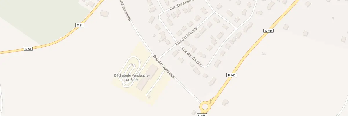 Plan du 9 Rue des Bleuets à Vendeuvre-sur-Barse