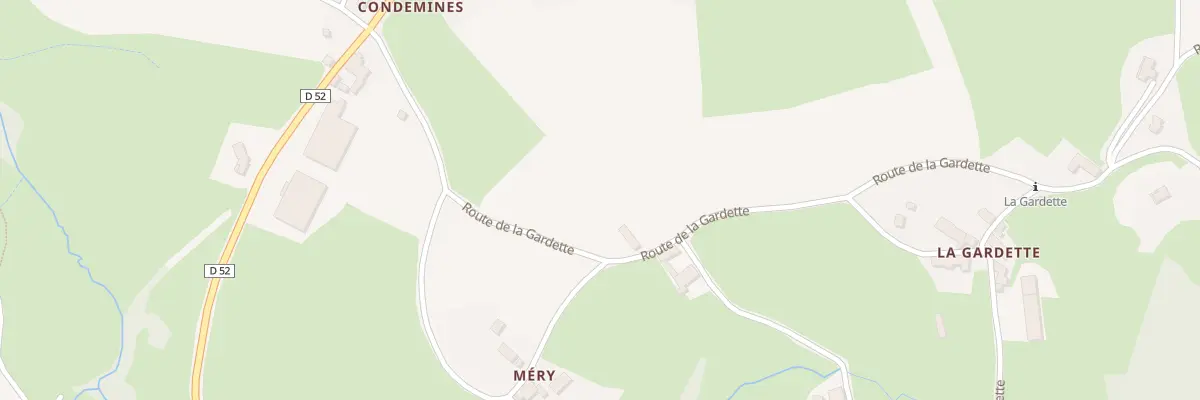 Plan du 327 Rte de la Gardette à Propières
