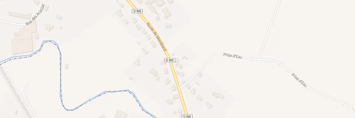 Plan du 16 Rte de Montbard à Ménétreux-le-Pitois
