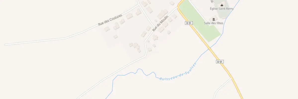 Plan du 11 Rue du Moulin à Coucy