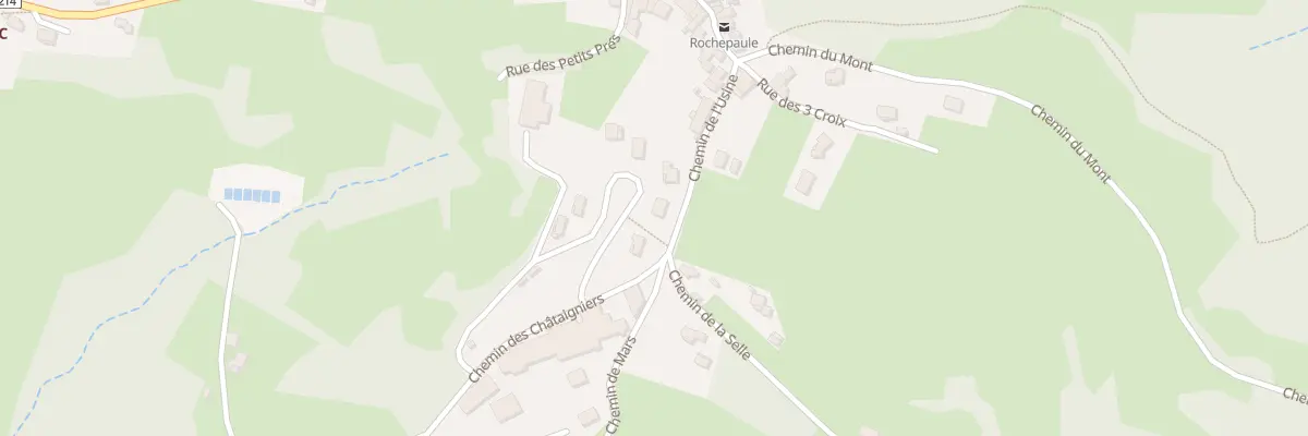 Plan du 130 Che de l’Usine à Rochepaule