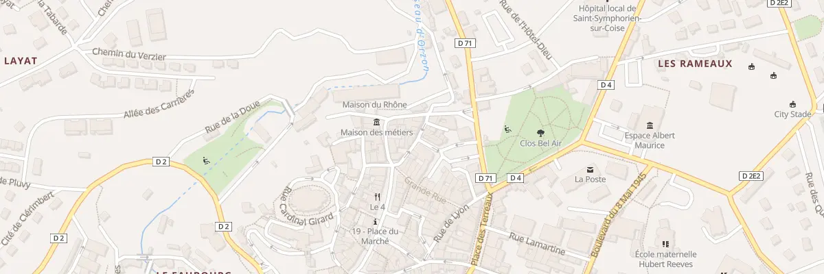 Plan du 35 Rue Porte Chadut à Saint-Symphorien-sur-Coise