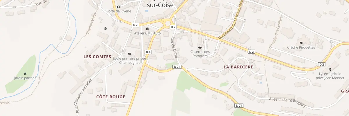 Plan du 74 Rue de Coise à Saint-Symphorien-sur-Coise