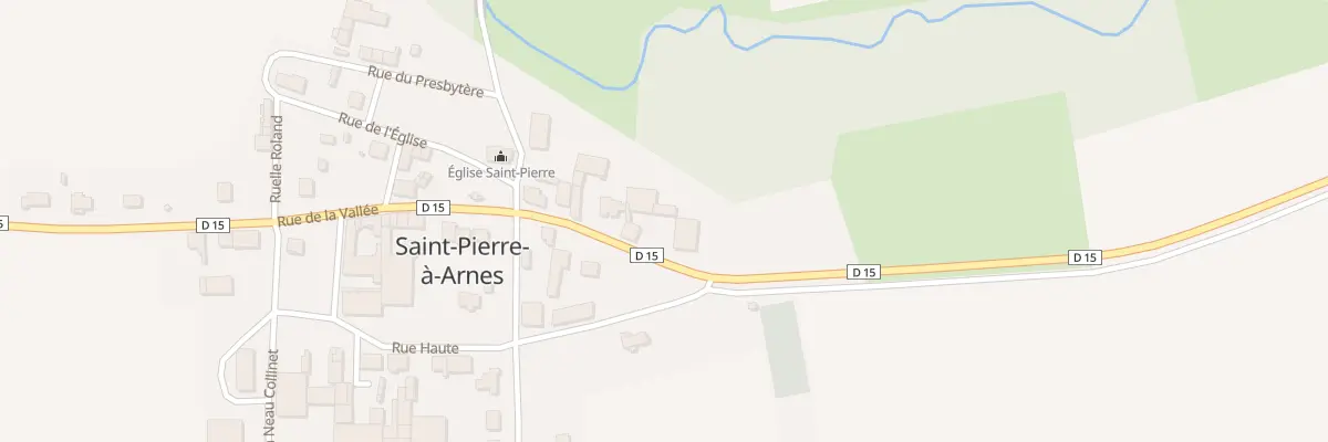 Plan du 2 Rue de la Vallee à Saint-Pierre-à-Arnes