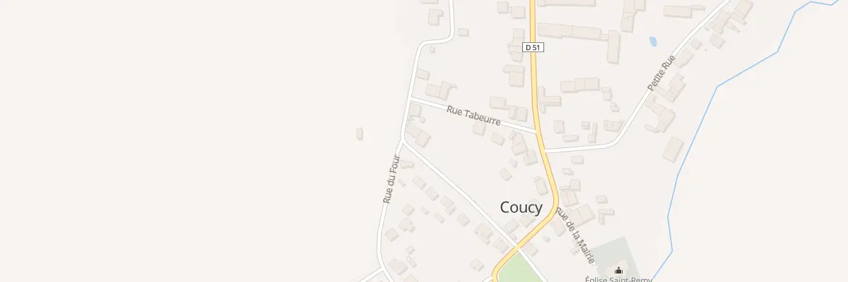 Plan du 12 Rue du Four à Coucy