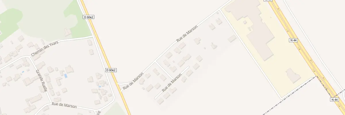 Plan du 40 Rue de Marson à Saint-Germain-la-Ville