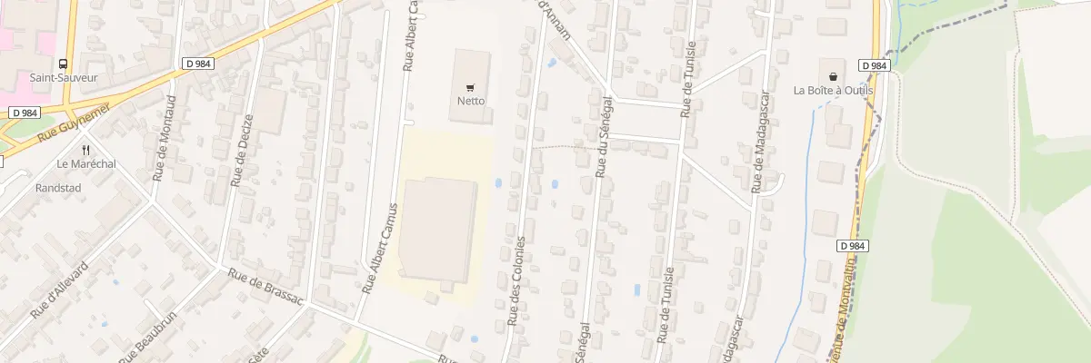 Plan du 7 Rue des Colonies au Creusot