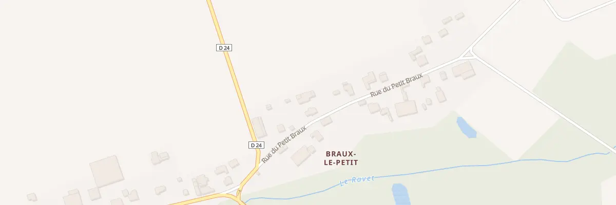 Plan du 4 Rue du Petit Braux à Braux