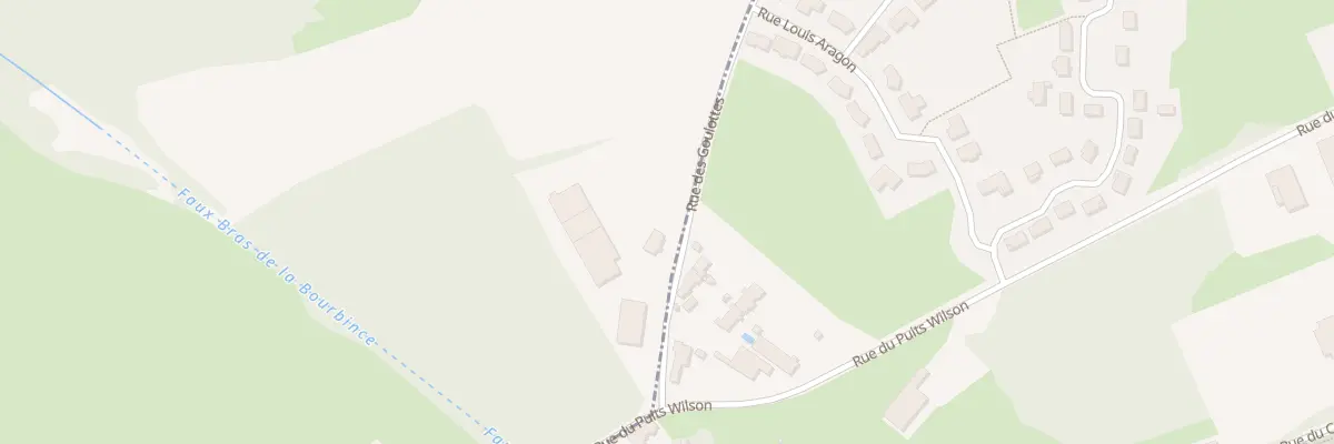 Plan du 1300 Rue des Goulottes à Torcy