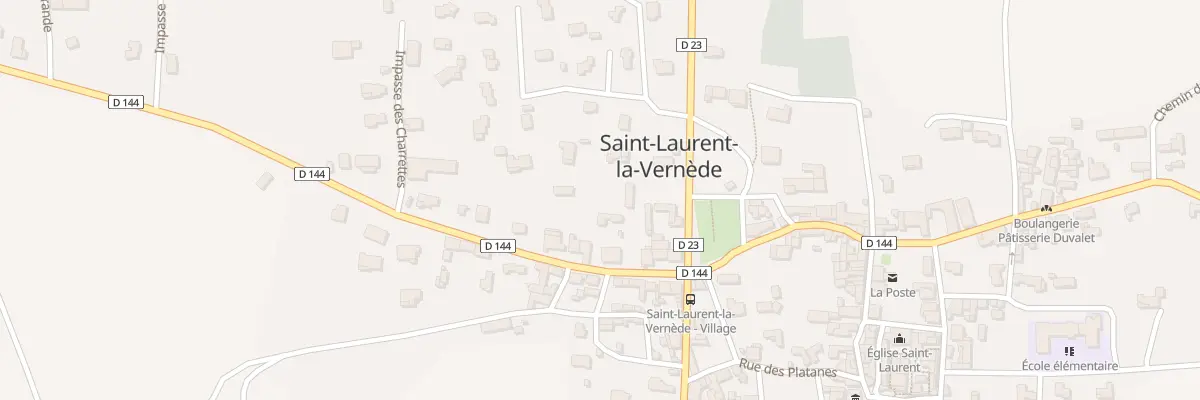 Plan du 5030 Rte de Fontarèches à Saint-Laurent-la-Vernède