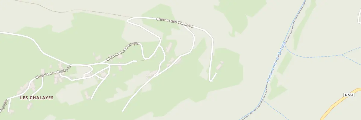 Plan du 200 Che du Gontat à Désaignes