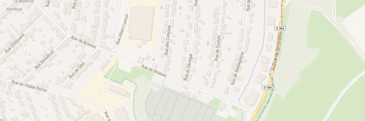 Plan du 28 Rue du Sénégal au Creusot