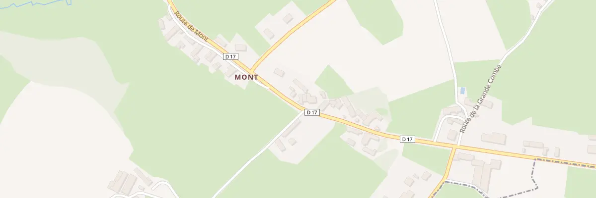 Plan du 1658 Rte de Mont à Suin