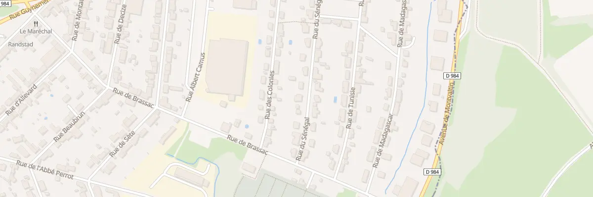 Plan du 24 Rue du Sénégal au Creusot