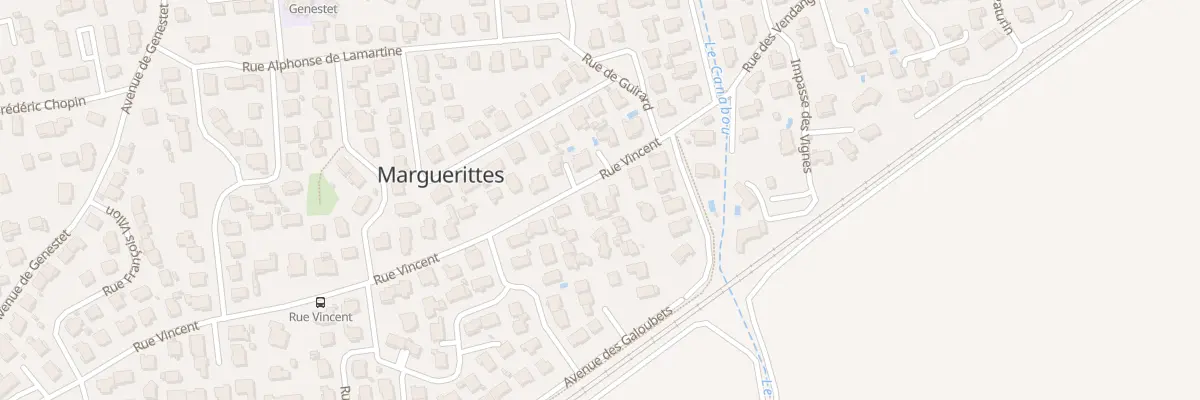 Plan du 62T Rue Vincent à Marguerittes