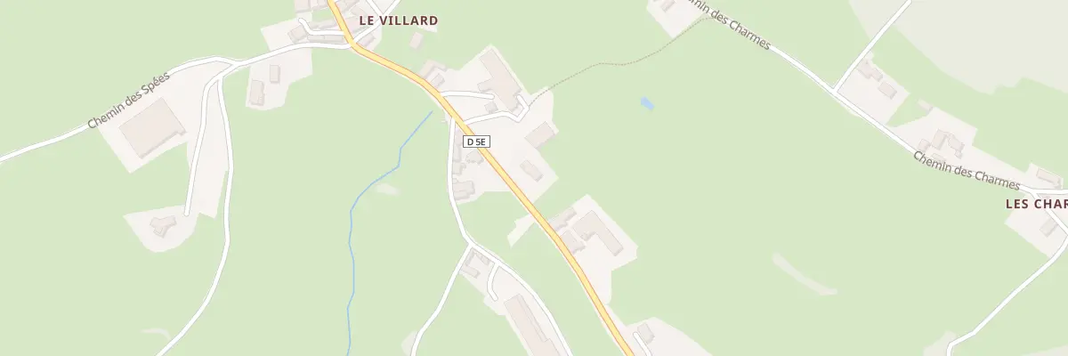 Plan du 5242 Le Villard à Saint-Bonnet-des-Bruyères