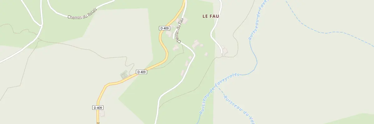 Plan du 200 Che du Fau à Saint-Christol