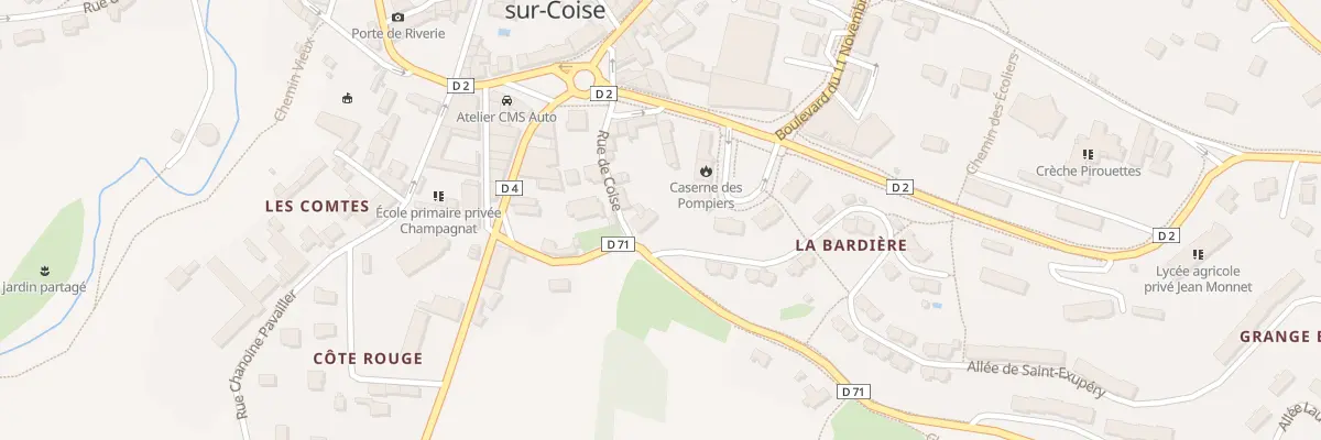 Plan du 77 Rue de Coise à Saint-Symphorien-sur-Coise