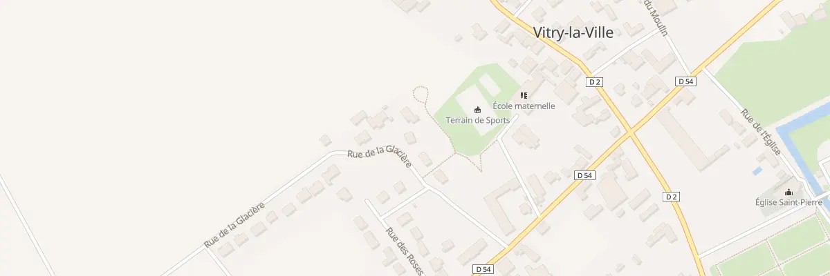 Plan du 6 Rue de la Glaciere à Vitry-la-Ville