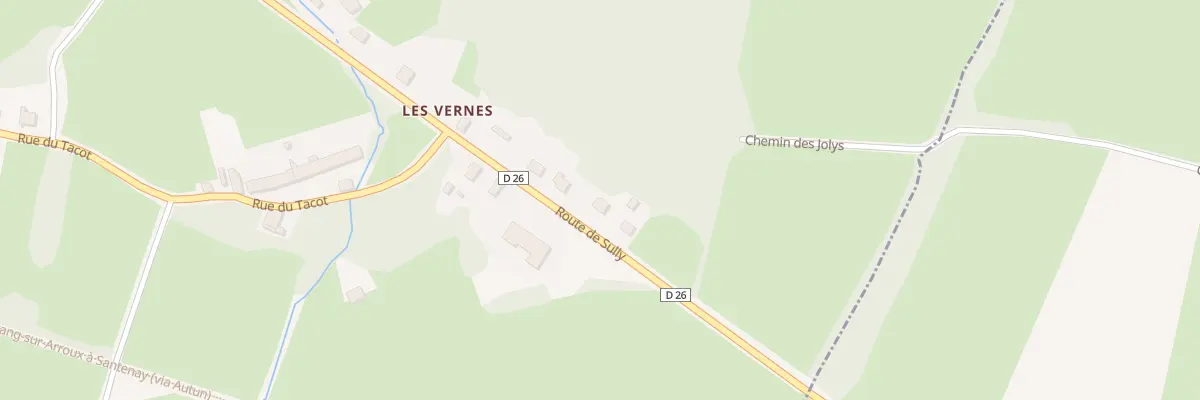 Plan du 33 Rte de Sully à Saint-Léger-du-Bois