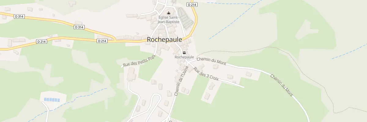 Plan du 135 Pl de la Mairie à Rochepaule
