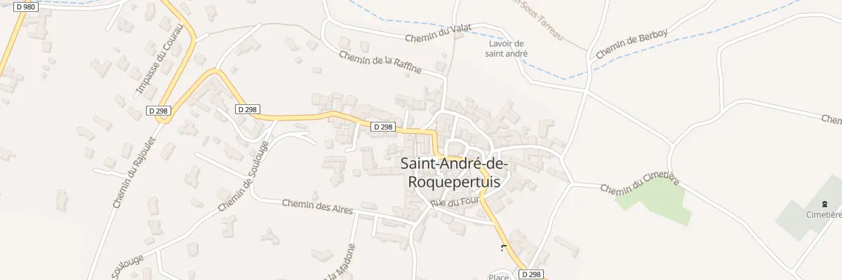 Plan du 1 Rue de l’Arceau à Saint-André-de-Roquepertuis
