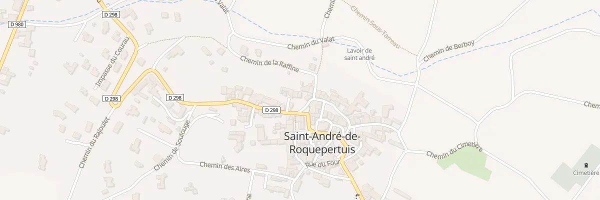 Plan du 5110 Pl du Moulin à Huile à Saint-André-de-Roquepertuis