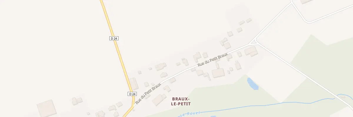 Plan du 6 Rue du Petit Braux à Braux