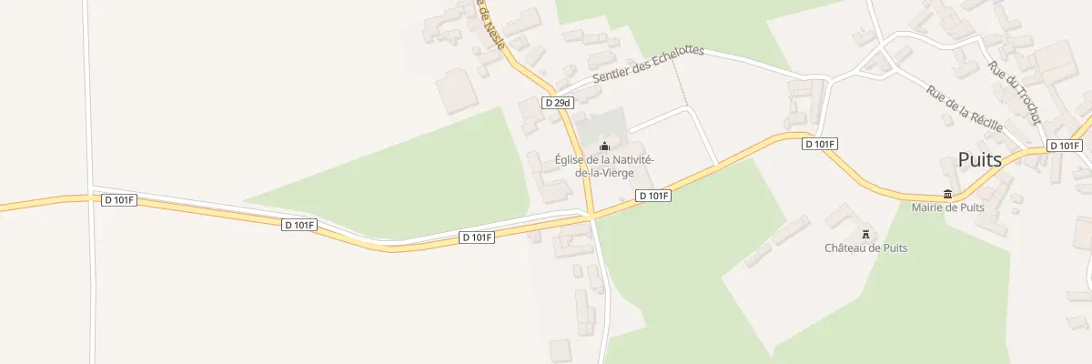 Plan du 2 Rue de Nesle à Puits
