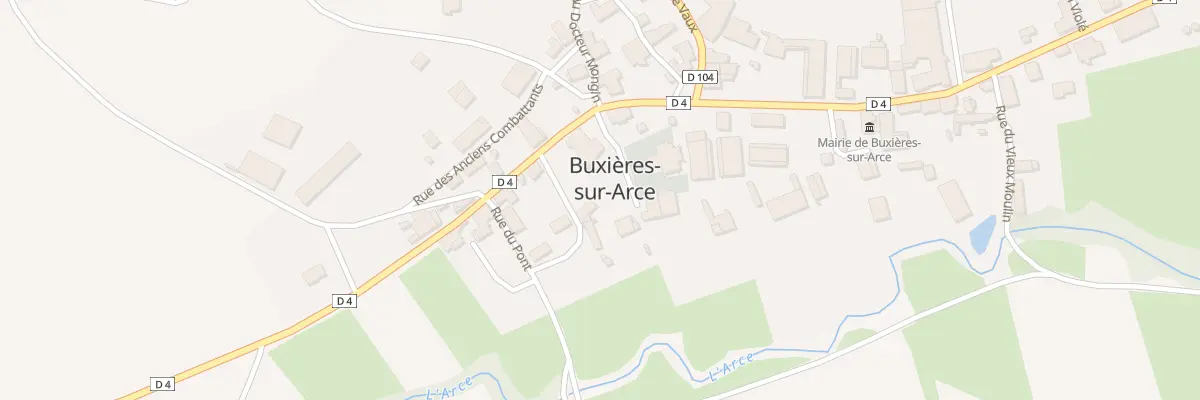 Plan du 6 Rue de l’Eglise à Buxières-sur-Arce
