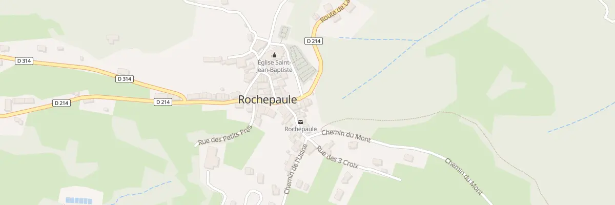 Plan du 30 Rte de Lalouvesc à Rochepaule