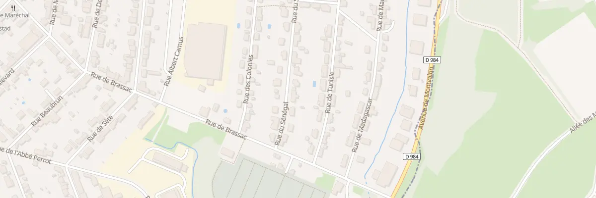 Plan du 23 Rue du Sénégal au Creusot